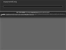Tablet Screenshot of mypyramid.org